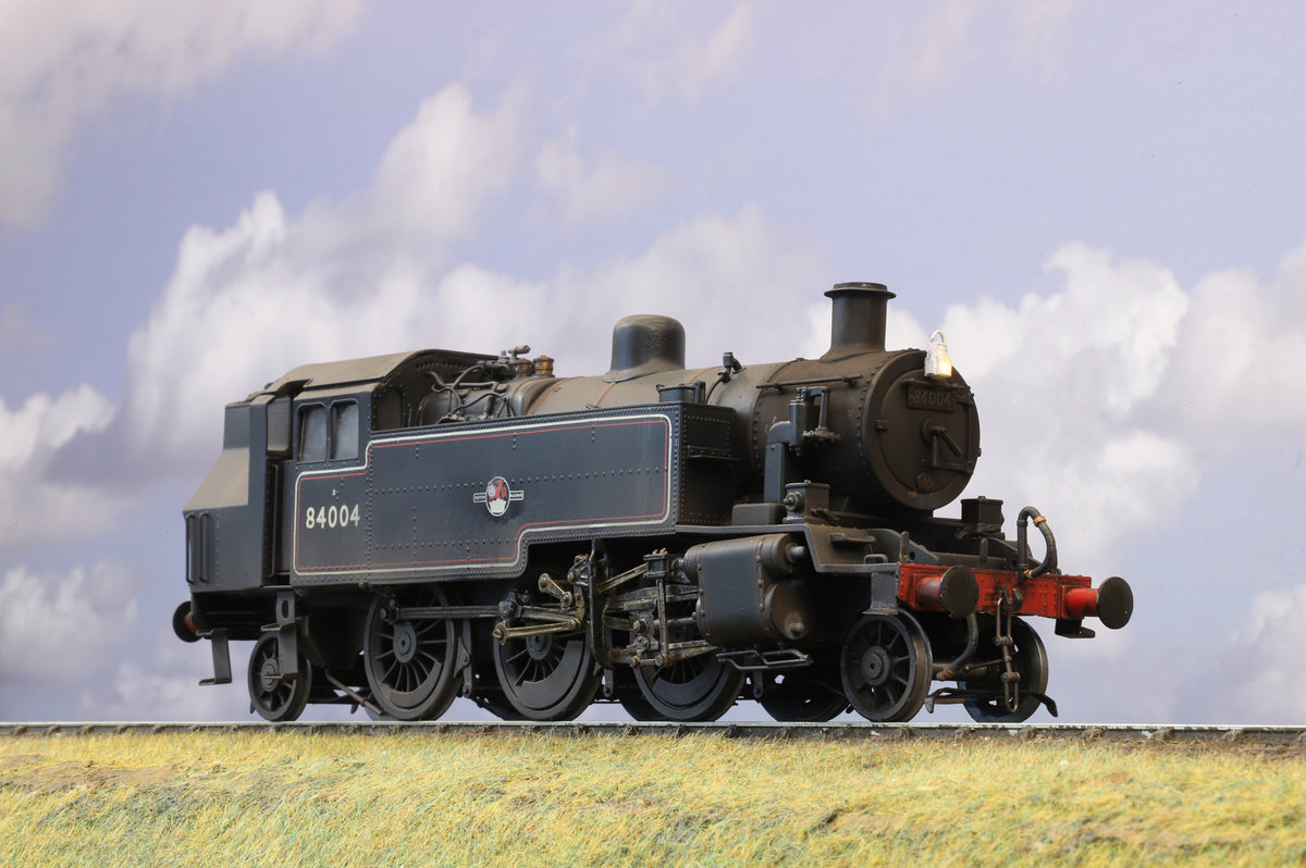 DJH Finescale O Gauge BR Standard 2MT 2-6-2 Tank No.84004, DCC Sound, Weathered