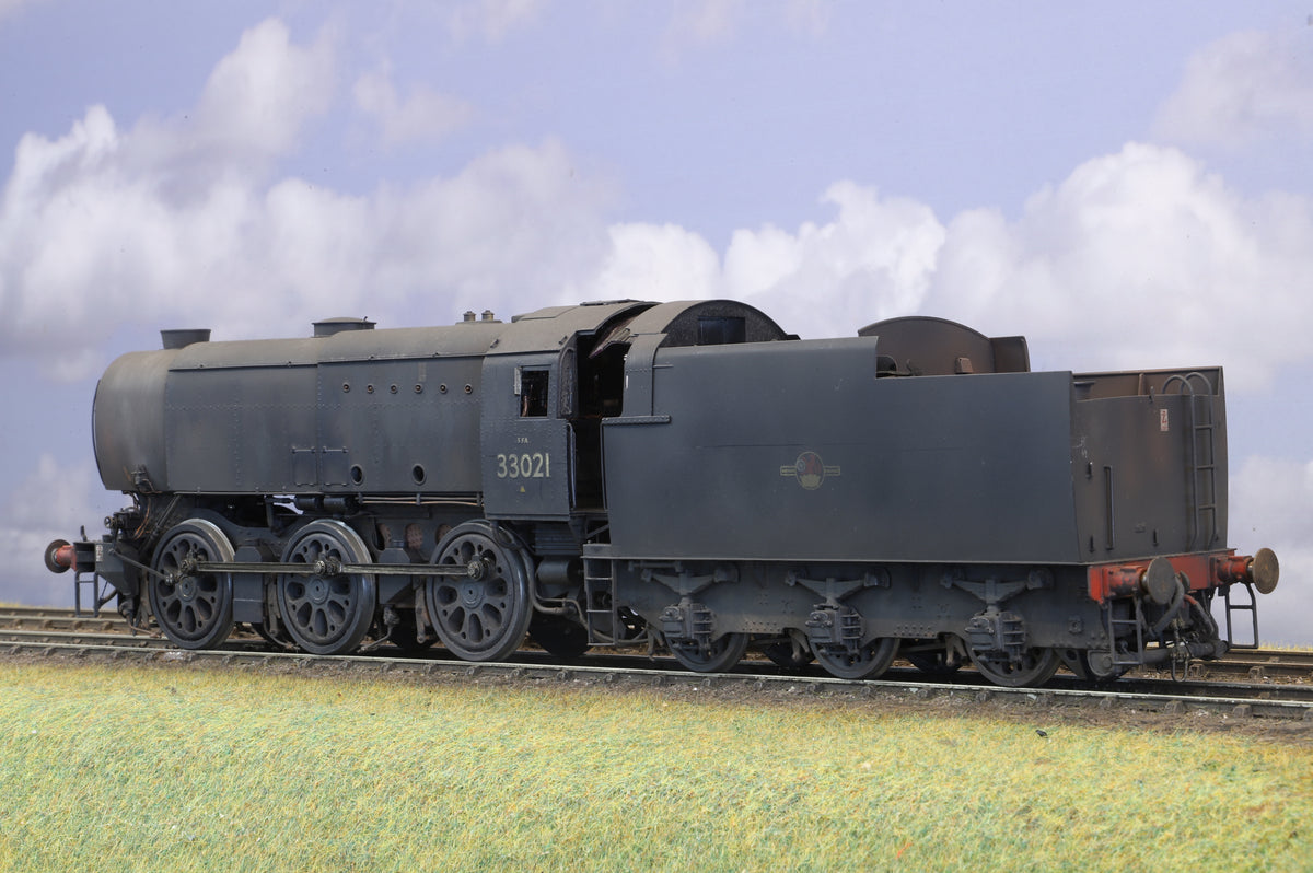 Finescale O Gauge (Kit-Built) ex-SR Q1 No. 33021 BR Black Pro-Weathered