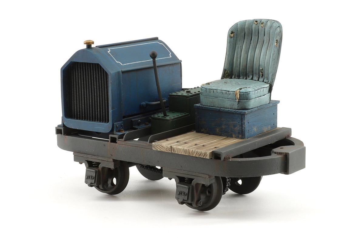 Model Earth Design 16mm (45mm Gauge) 'Tyke' Ride-on Locomotive (Weathered Blue)