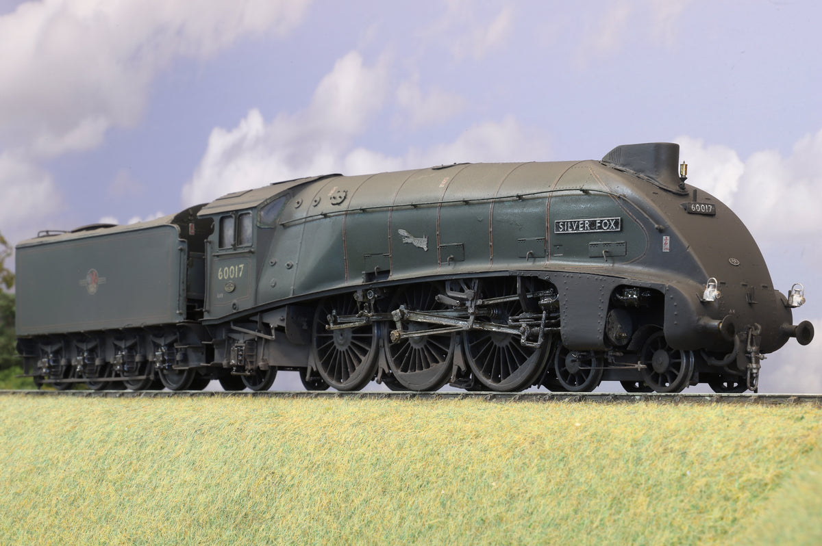 Martin Finney (Kit-Built) Finescale O Gauge ex-LNER Class A4 No. 60017 'Silver Fox', BR Green Late Crest, Pro-Weathered