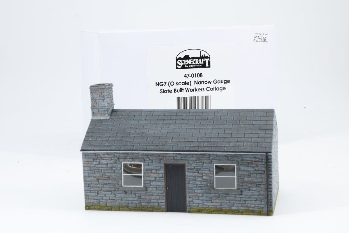 Bachmann Scenecraft Finescale NG7 Narrow Gauge Slate Built Workers Cottage