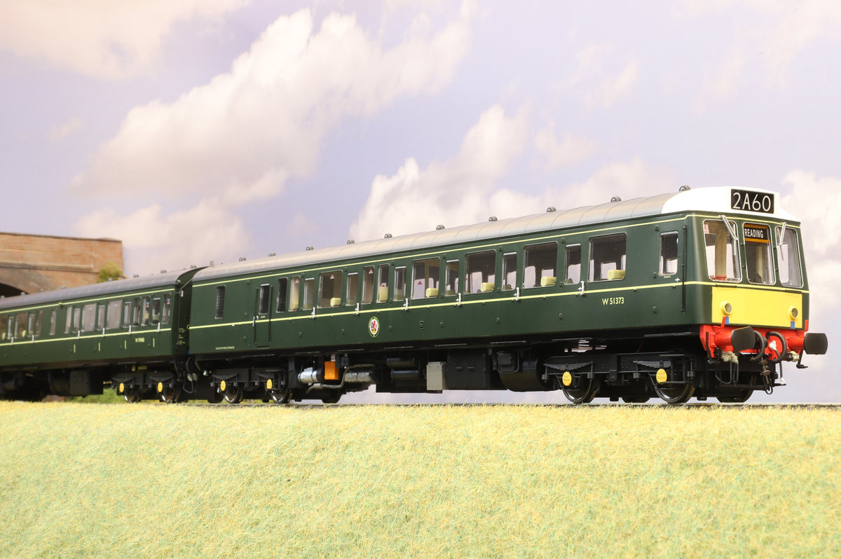 NEW Heljan Class 117 3 Car DMU BR Green with Small Yellow Panels