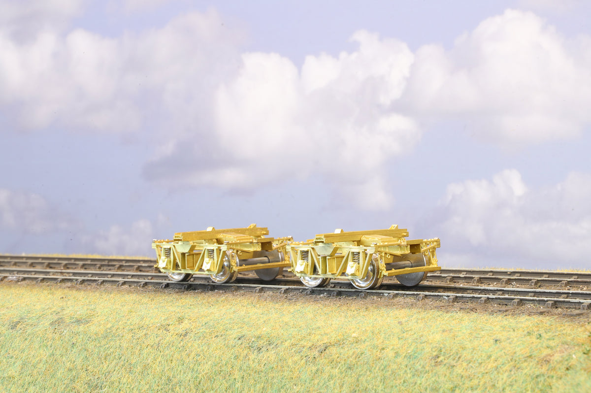Overland Models O Scale Brass Snohomish Disconnect Trucks Unpainted Brass