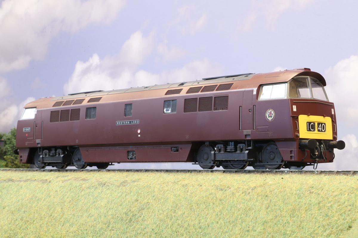 Heljan Finescale O Gauge Class 52 'Western' No. D1047 'Western Lord', BR Maroon, Weathered
