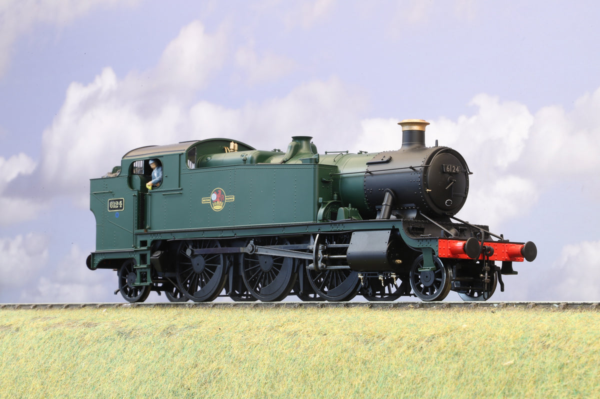 Heljan Finescale O Gauge ex-GWR 61xx No. 6124, BR Unlined Green