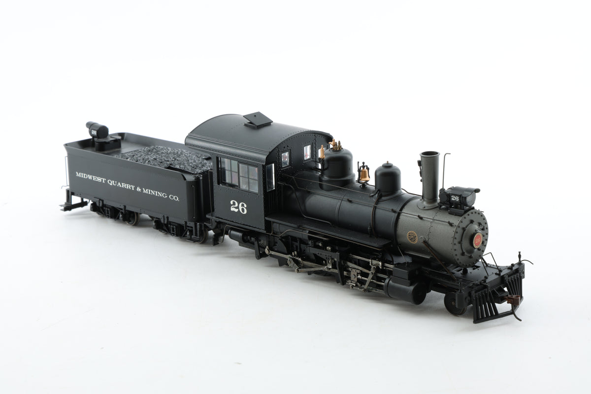 Spectrum/Bachmann On30 2-8-0 Consolidation No. 26 Midwest Quarry & Mining Co, DCC Fitted
