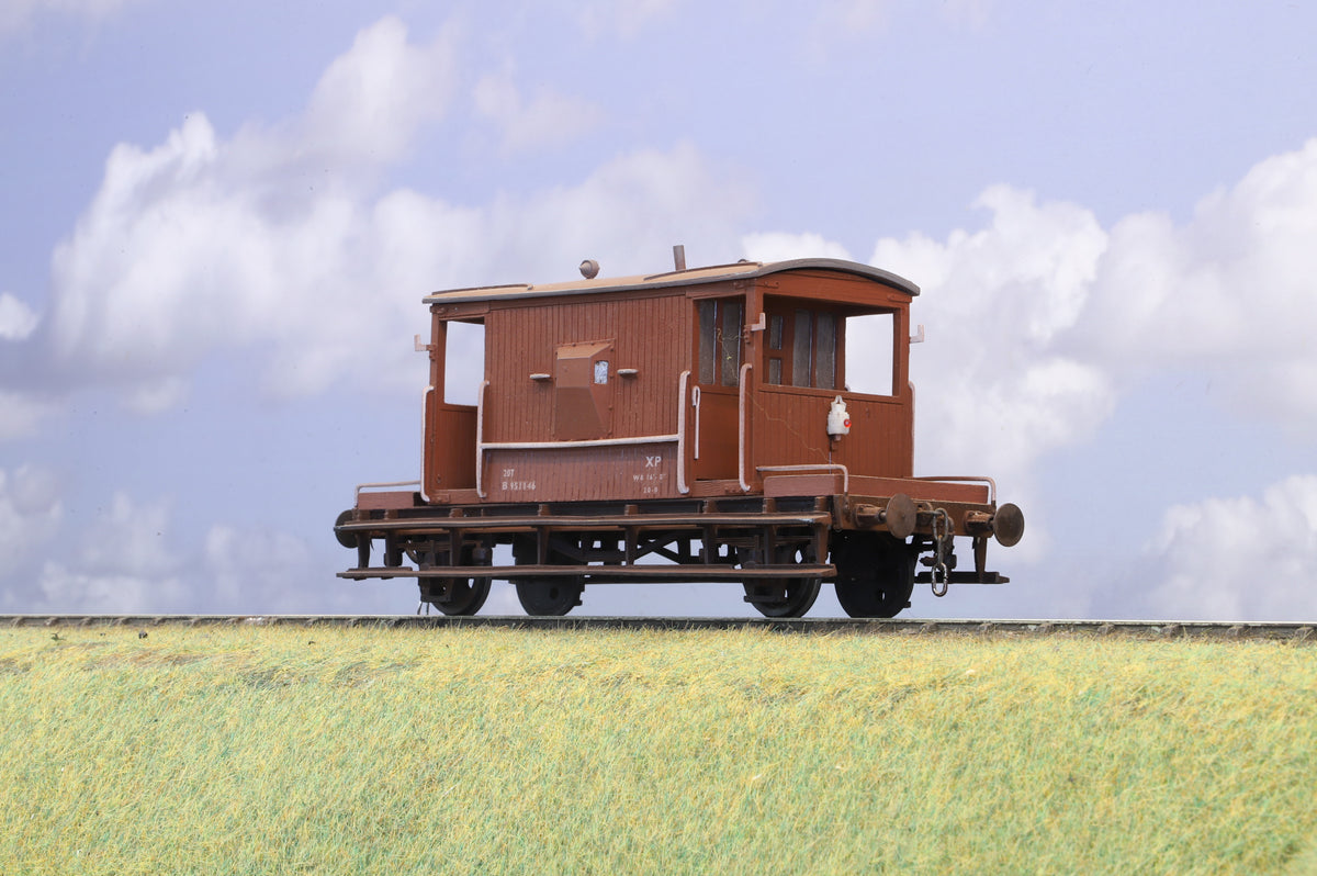 Kit-Built Finescale O Gauge 20T Brake Van BR Bauxite (Weathered)