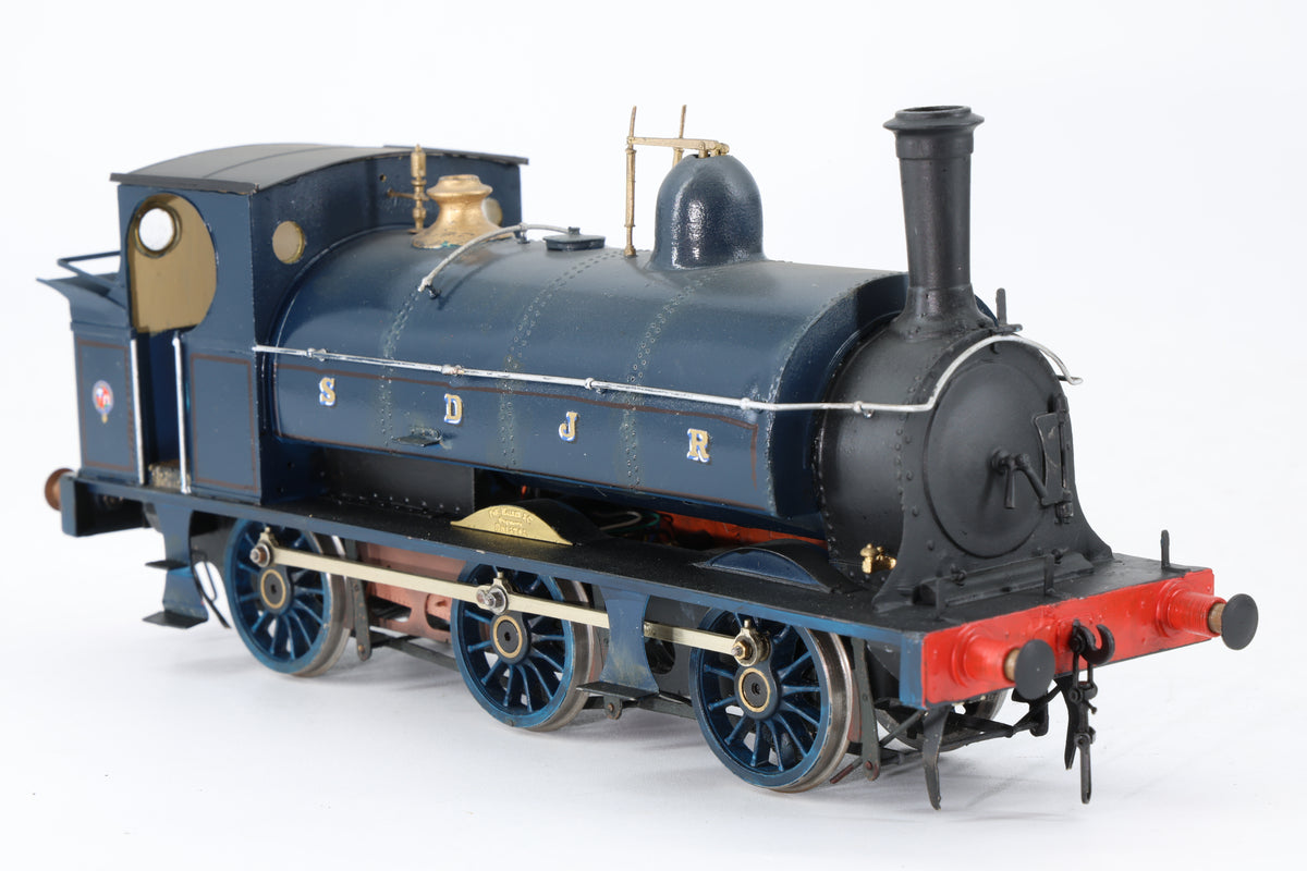 Finescale O Gauge (Kit-Built) SDJR Fox & Walker 0-6-0ST No. 4 Prussian Blue DCC Sound Pro-Weathered