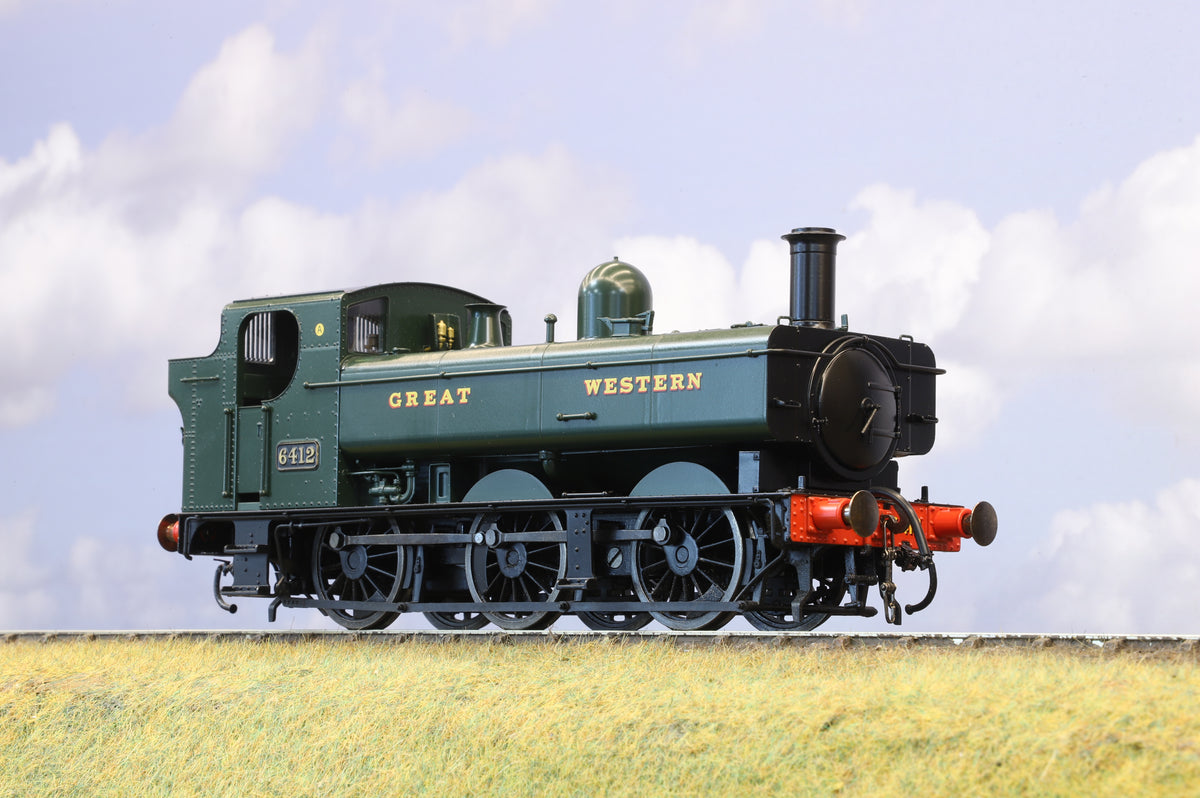 Dapol Finescale O Gauge Class 64xx Pannier No. 6412 GWR Green DCC Sound