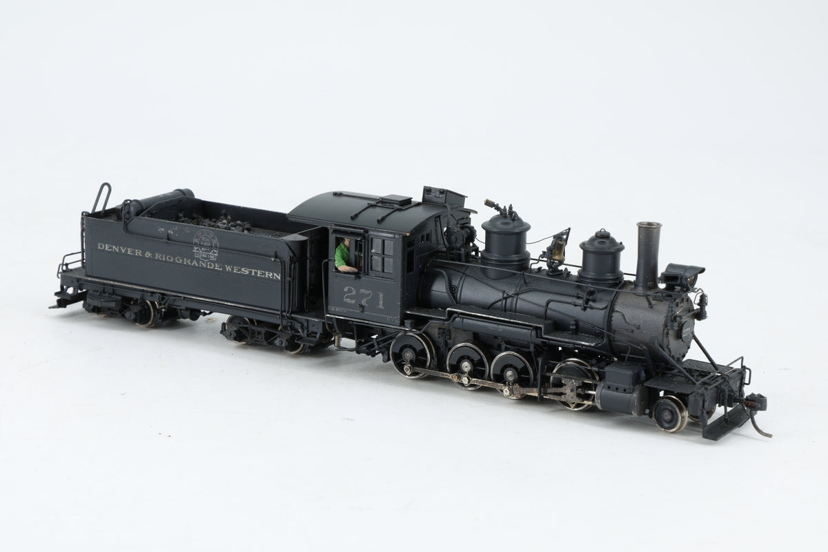 P–B–L Milestone Models Sn3 D&RGW C-16 2-8-0 No. 271 Weathered