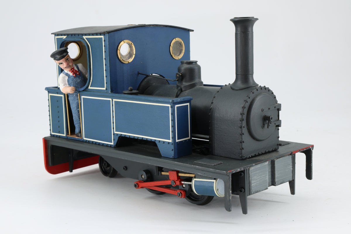 16mm (45mm Gauge) Kit Built 0-4-2 Tank Locomotive Blue