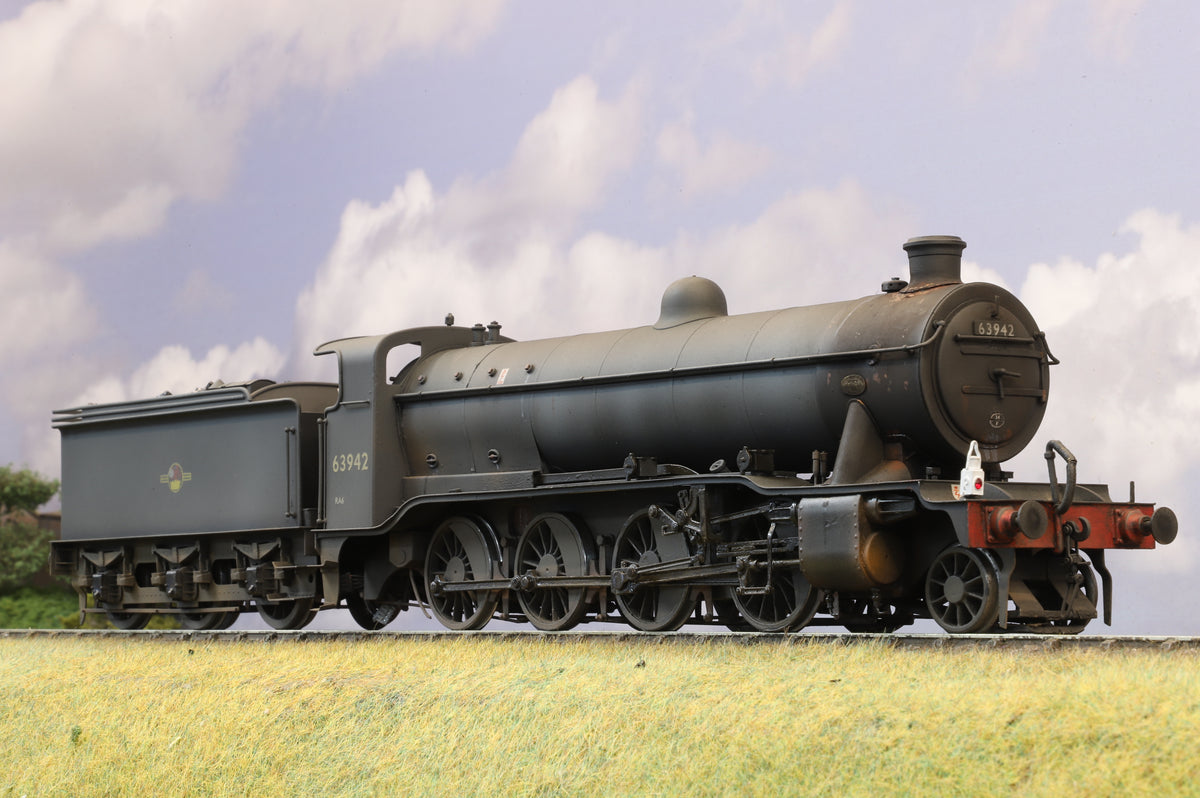 Finescale O Gauge (Kit-Built) Gresley O2 No. 63942 BR Black (Late Crest) Weathered with DCC Sound