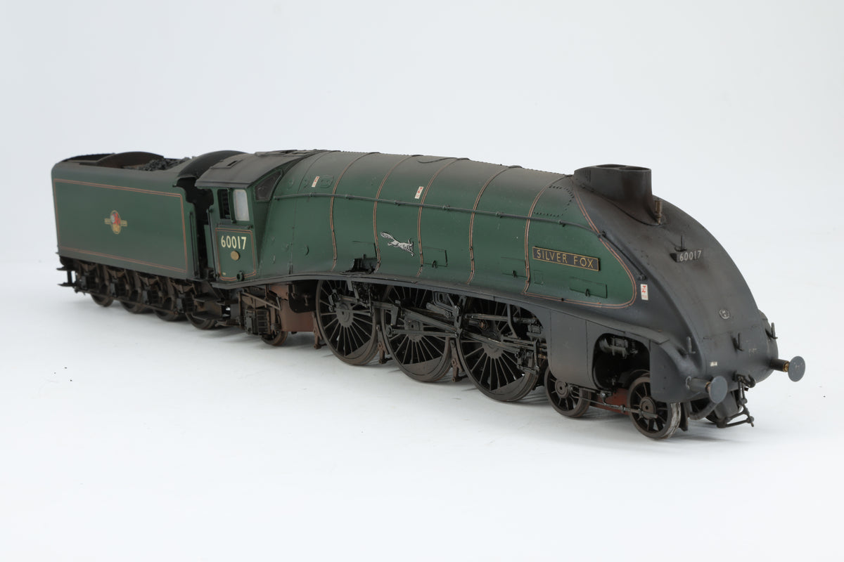 DJH (Kit-Built) Finescale O Gauge ex-LNER Class A4 No. 60017 'Silver Fox' BR Green Late Crest Pro-Weathered