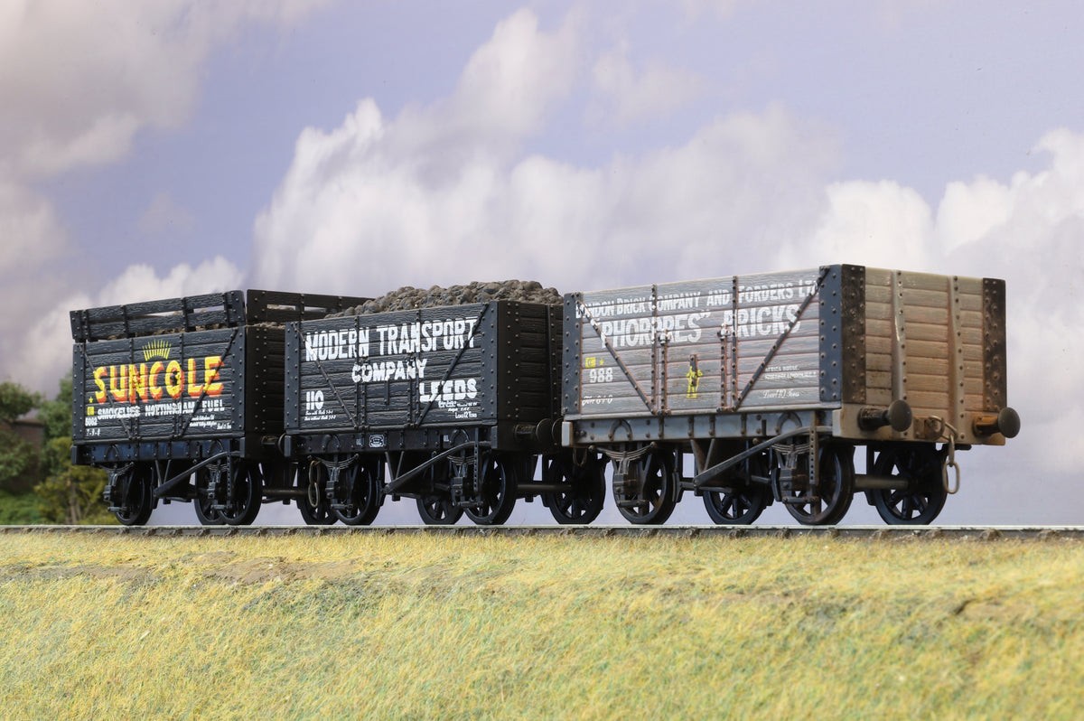 Skytrex Finescale O Gauge 3 x Open Wagons