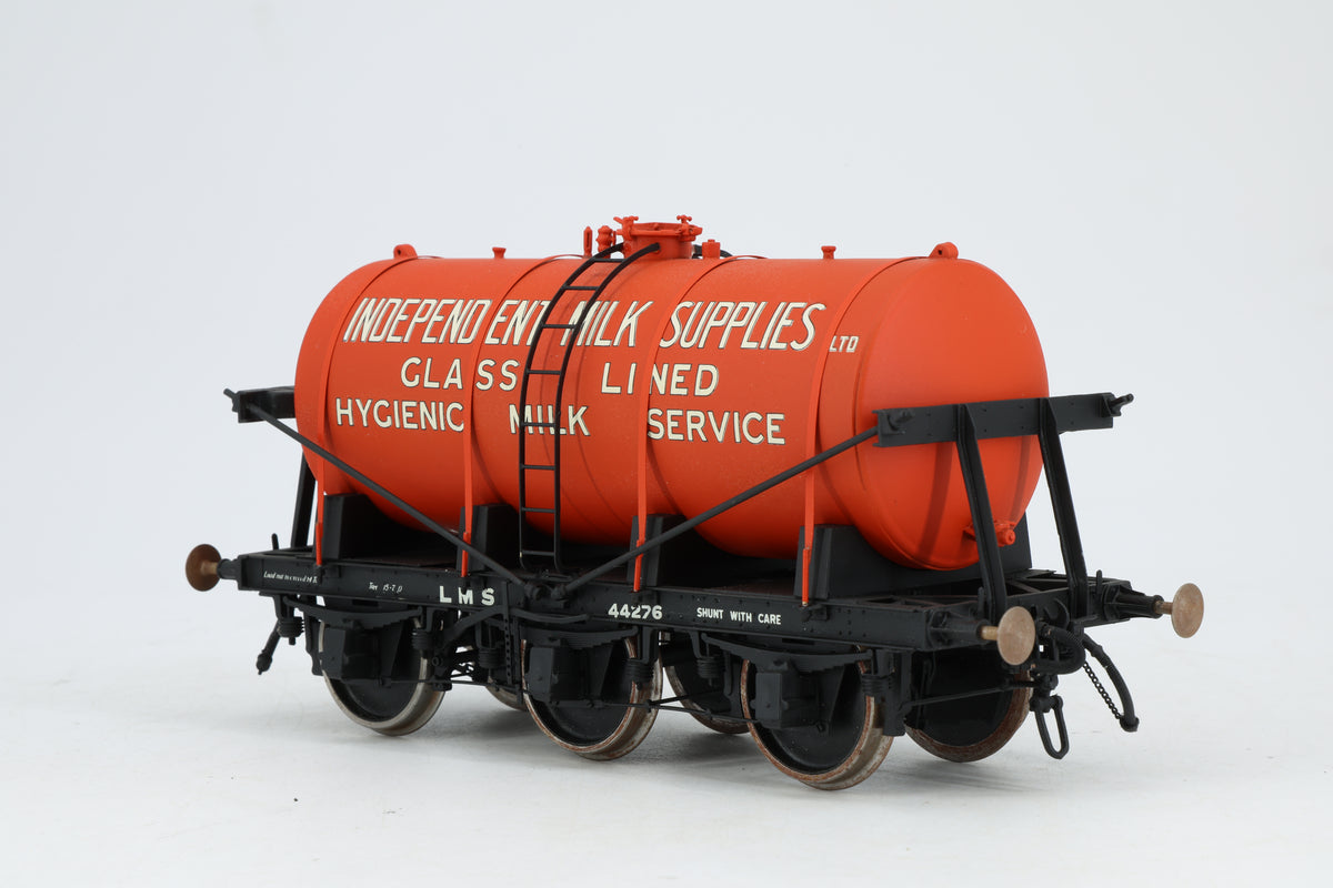 Slaters Gauge 1 (1:32) LMS 6 Wheel Milk Tanker 'Independent Milk Supplies'