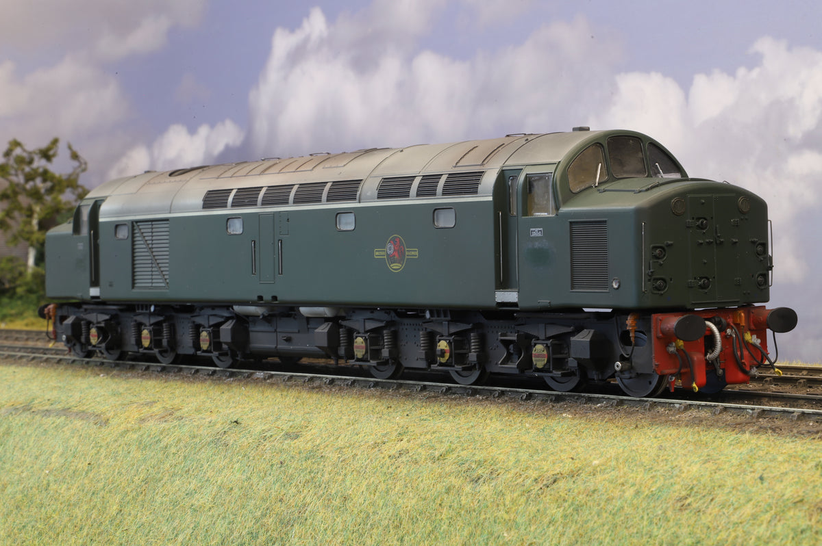 Heljan Finescale O Gauge Class 40 BR Green, Unnumbered, DCC Sound & Weathered