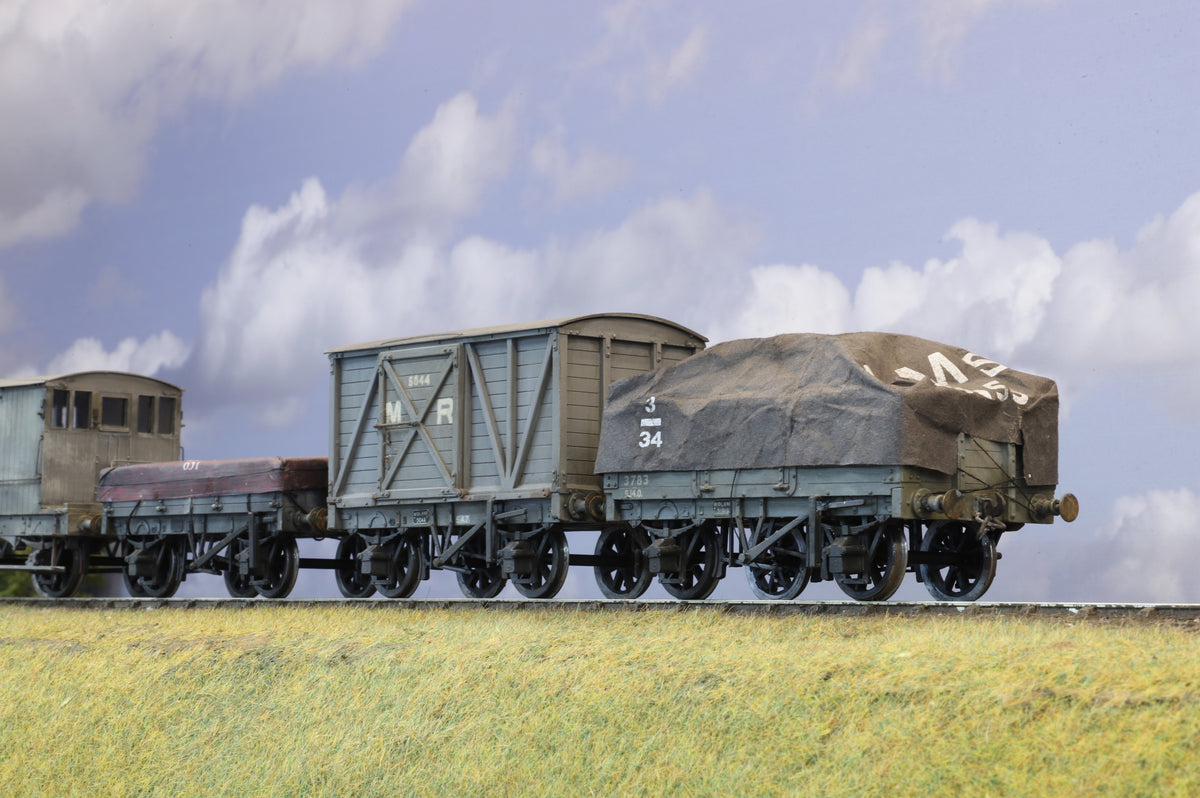 Slater&#39;s Finescale O Gauge (Kit-Built) Rake Of Four Wagons