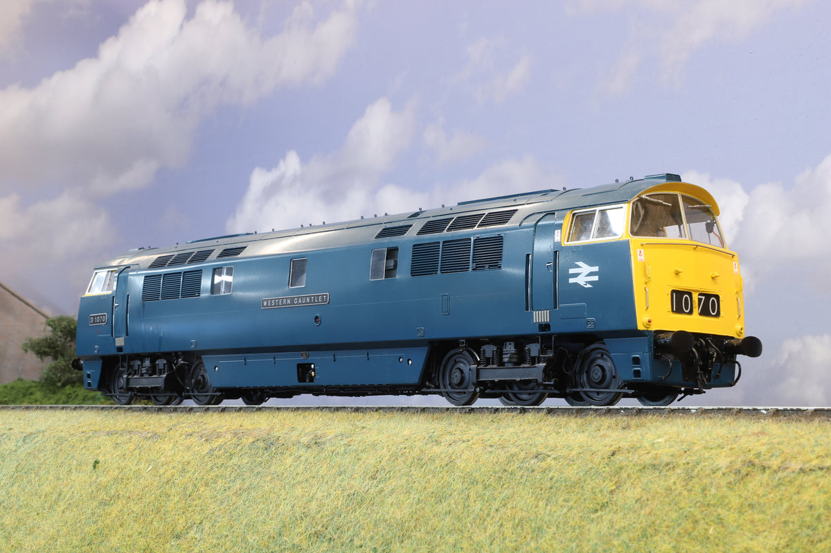 Masterpiece Models Finescale O Gauge Class 52 &#39;Western&#39; BR Blue &#39;D1070&#39; &#39;Western Gauntlet&#39; DCC Sound