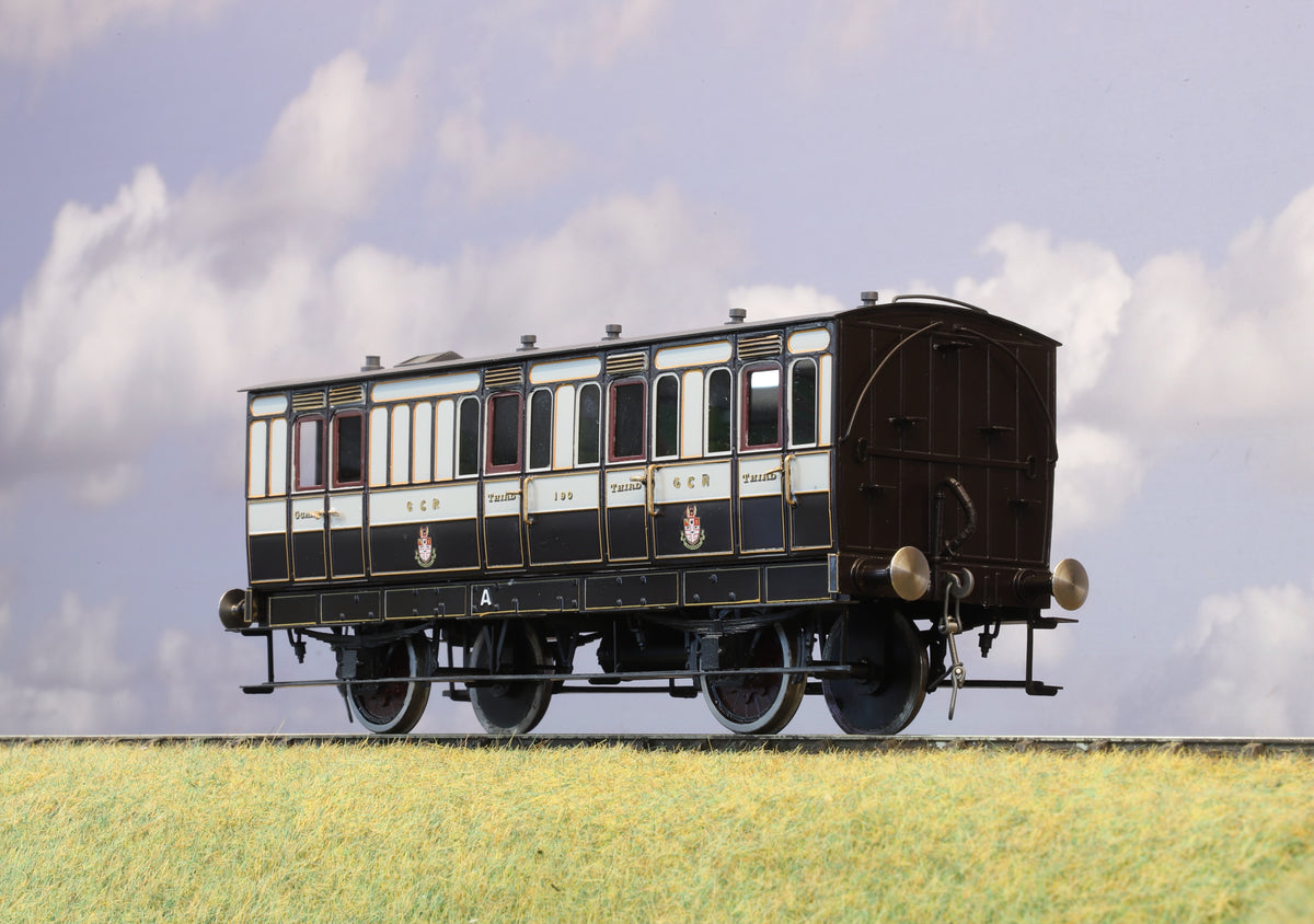 Finescale O Gauge (Kit-Built) Great Central Railway 4-Wheel Brake Third No. 190 (Brass Construction)