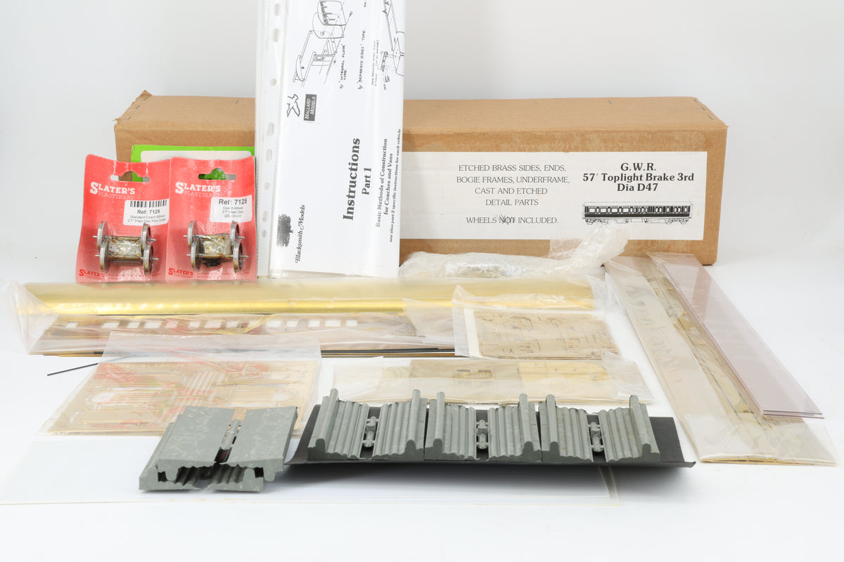 Blacksmith Models O Gauge GWR/BR 57' Toplight Brake 3rd Dia D47