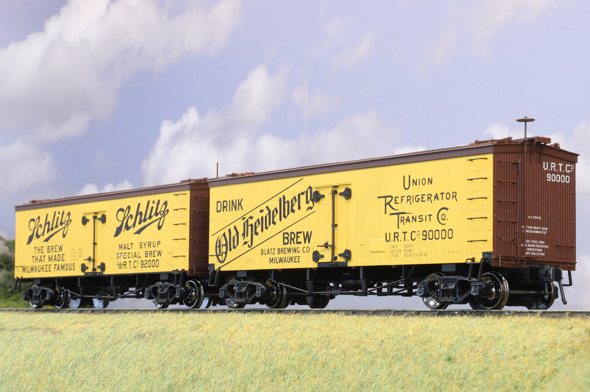 Atlas American O Gauge Pair of 36' Wood Reefer Cars