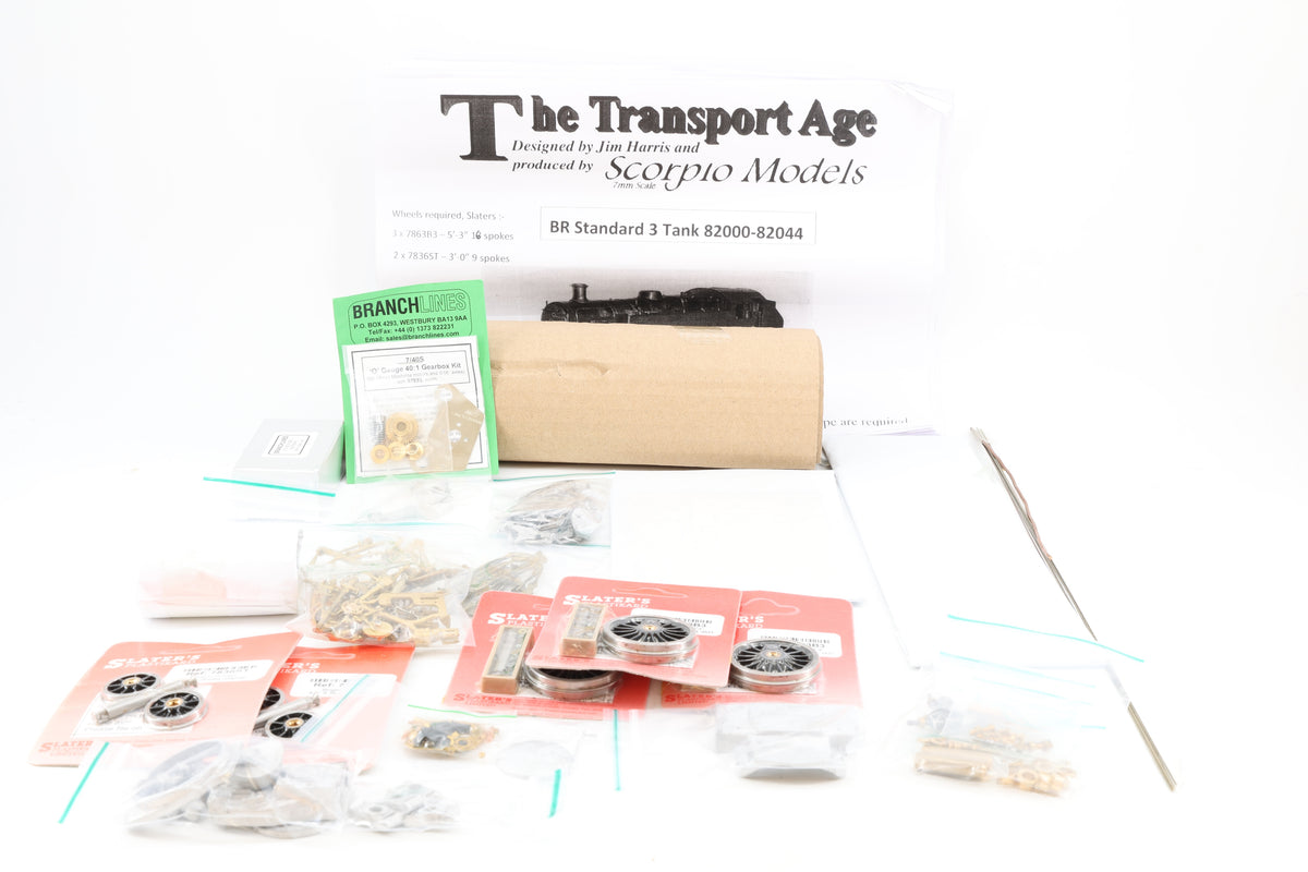 Scorpio Models BR Standard Class 3 2-6-2 Locomotive Kit