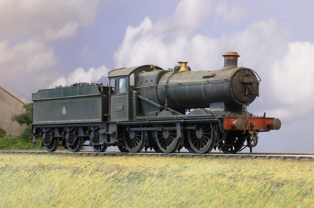Finescale O Gauge (Kit-Built) GWR 2251 Class 0-6-0 No.2268 BR Green Early Crest Weathered