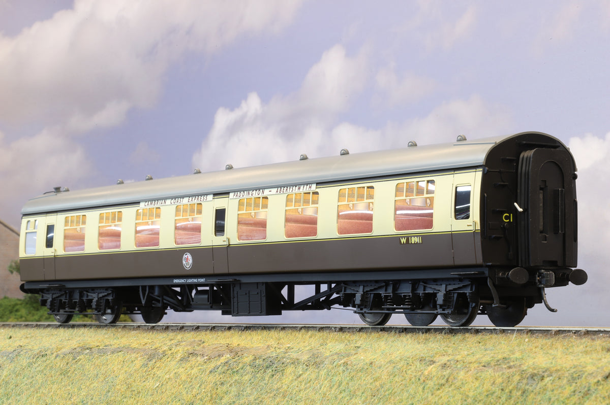 Darstaed Finescale O Gauge MK1 SK Western Region Chocolate & Cream No. W18911