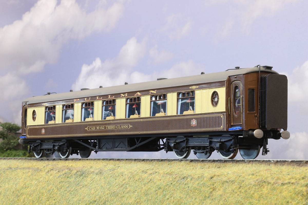 Kit-built Finescale O Gauge Matchboard Pullman Parlour Car No. 62 Third Class