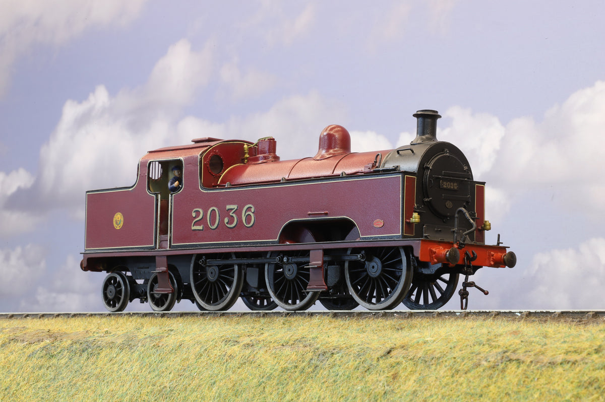 Slaters Kit Built Finescale O Gauge Class 2000 &#39;Flatiron&#39; 0-6-4T No. 2036 LMS Crimson Lake