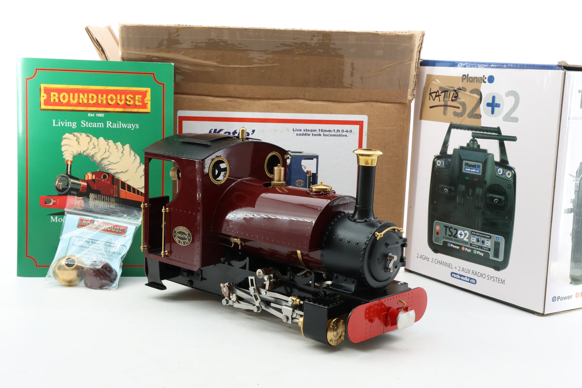 Roundhouse 16mm (32/45mm Gauge) Live Steam 'Katie' (RC Fitted)
