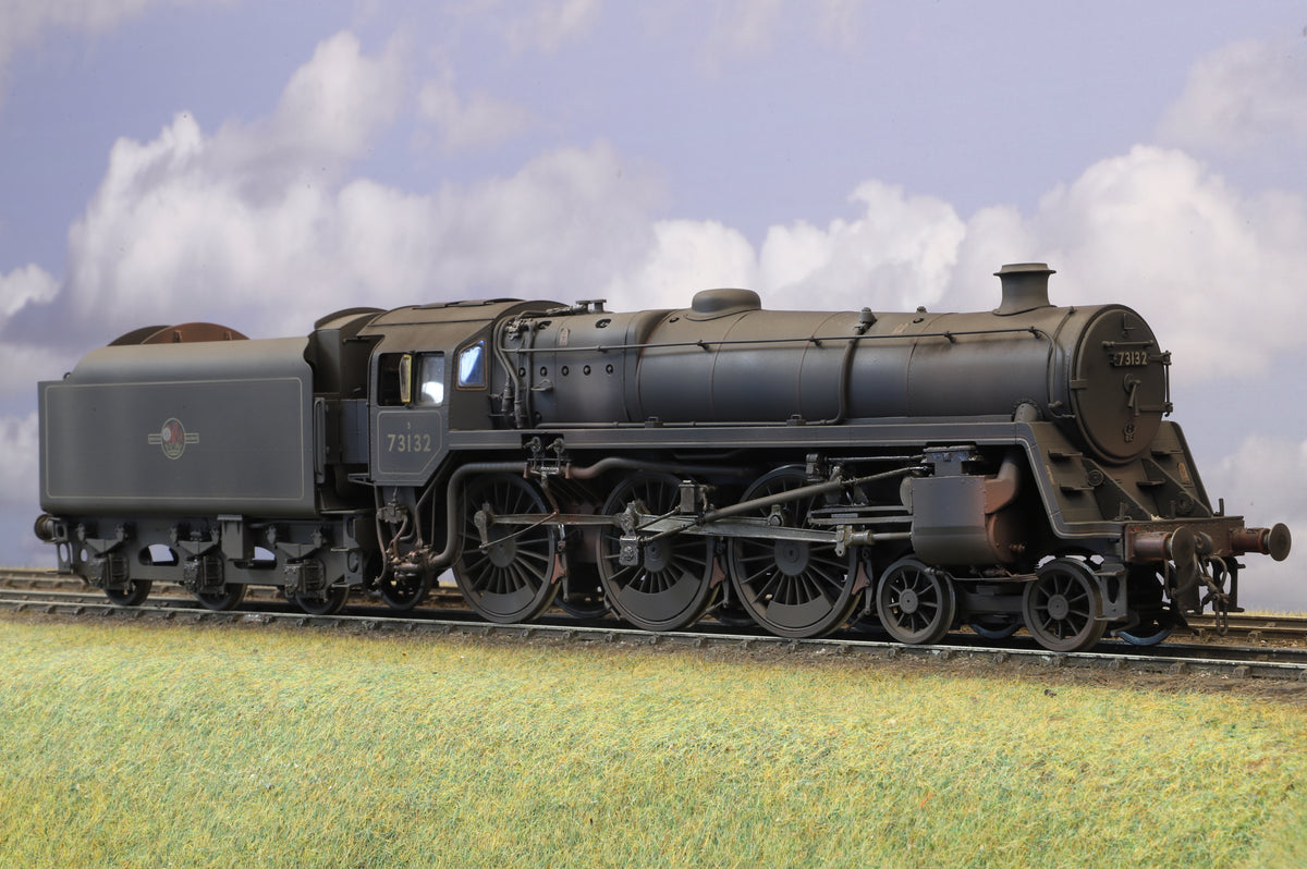 55H Models BR Standard Class 5 No. 73132 BR Black (Late Crest) Pro-Weathered