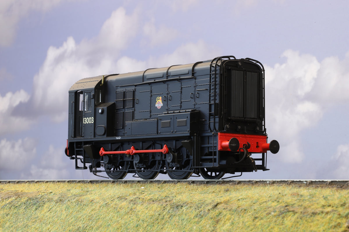 Dapol Finescale O Gauge Class 08 Shunter No. 13003 BR Black (Early Crest) DCC Sound