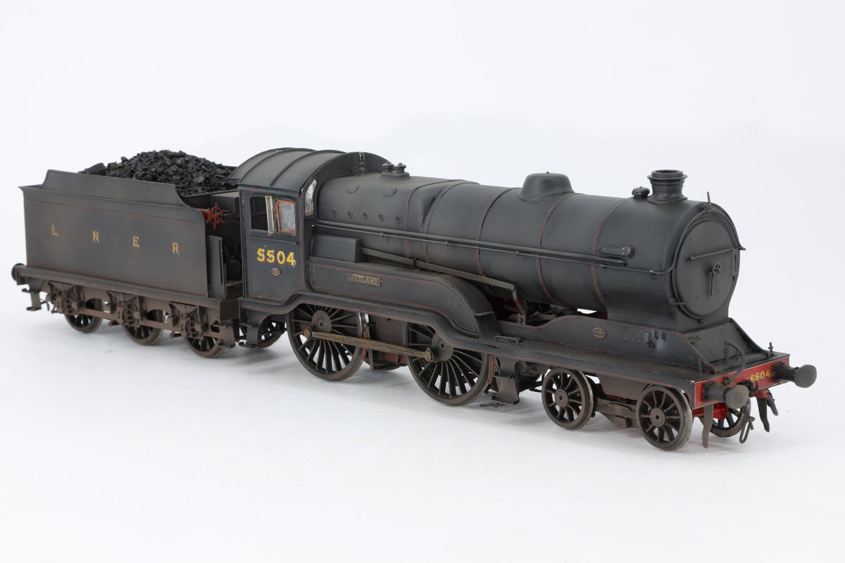 Finescale O Gauge (Kit-Built) ex-GCR D11 No. 5504 LNER Black DCC Sound & Smoke Pro-Weathered
