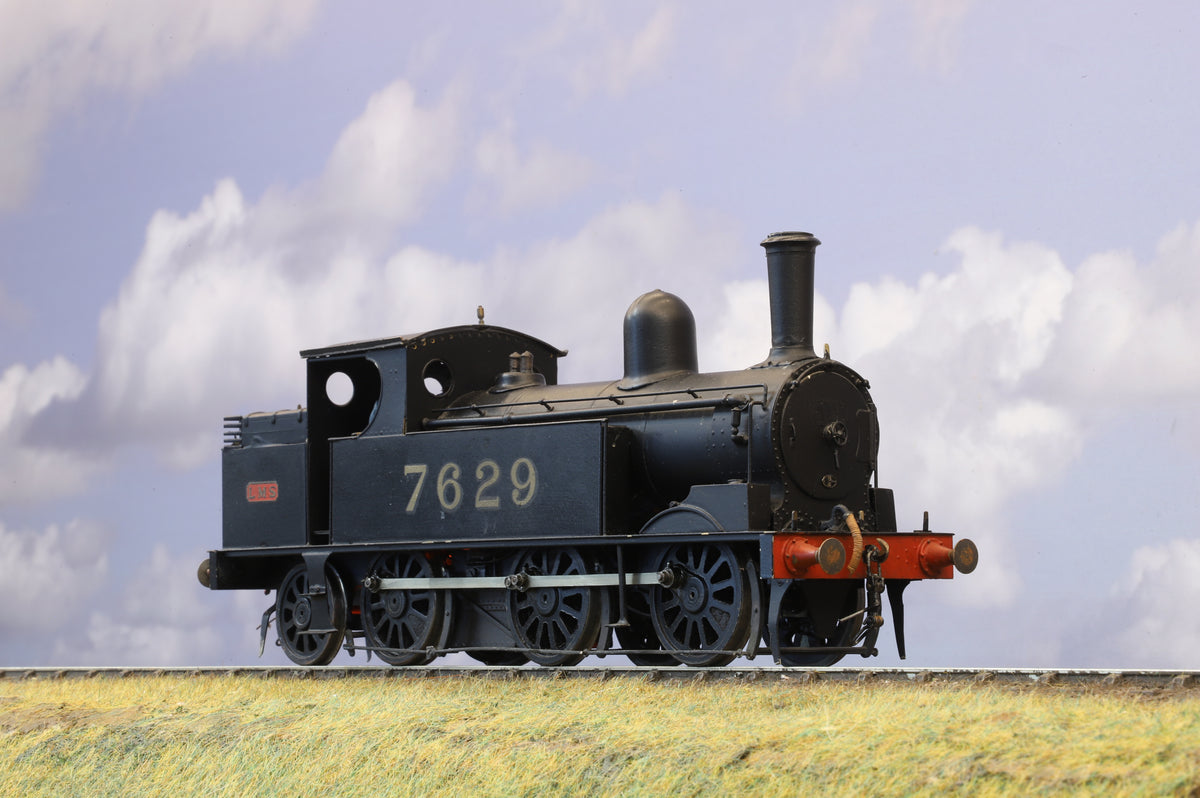 Finescale O Gauge (Kit-Built) LNWR Webb Coal Tank No. 7629 LMS Black, DCC Sound