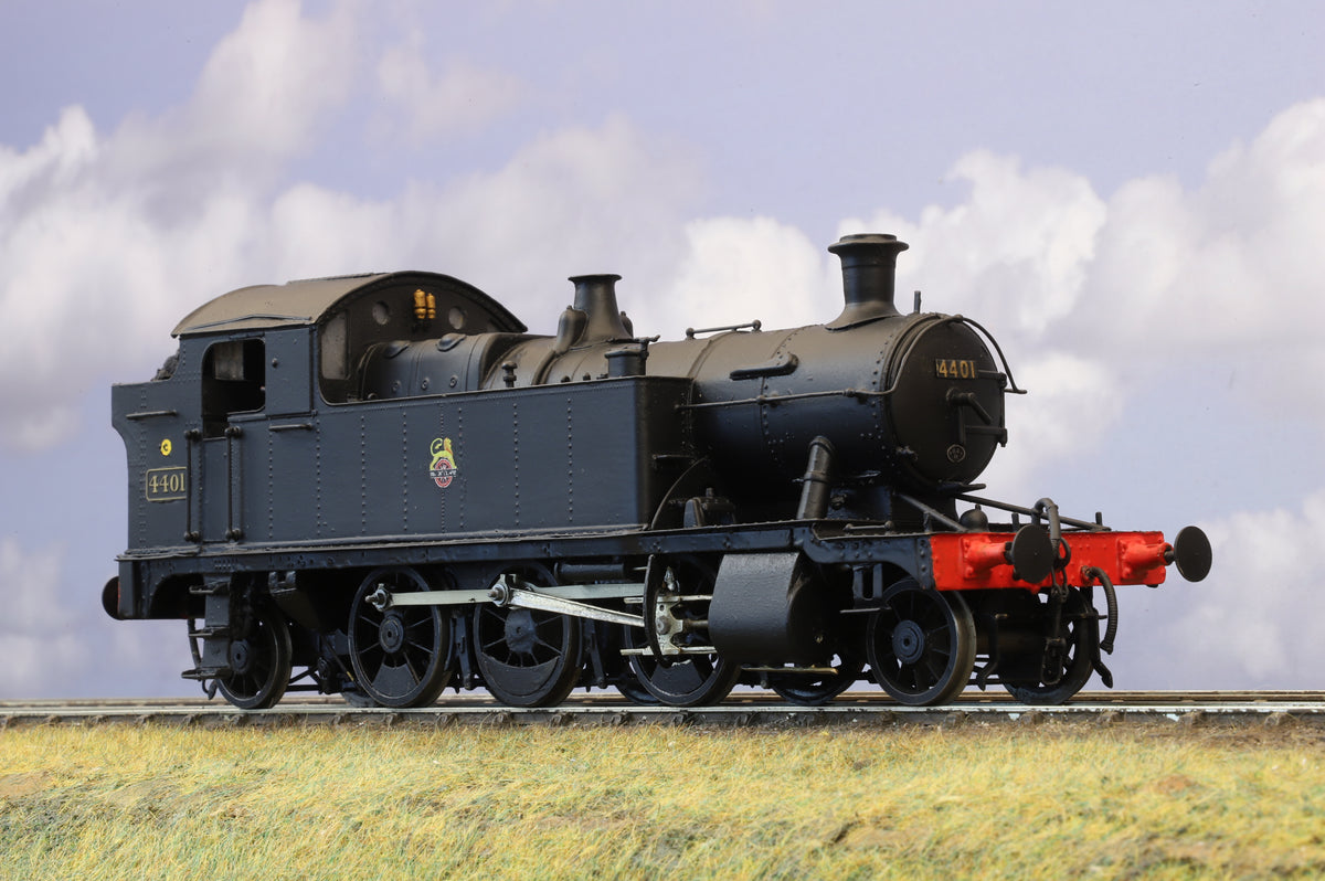WORKSHOP Kit Built Finescale O Gauge ex-GWR 44xx Class No. 4401, BR Black, Early Emblem