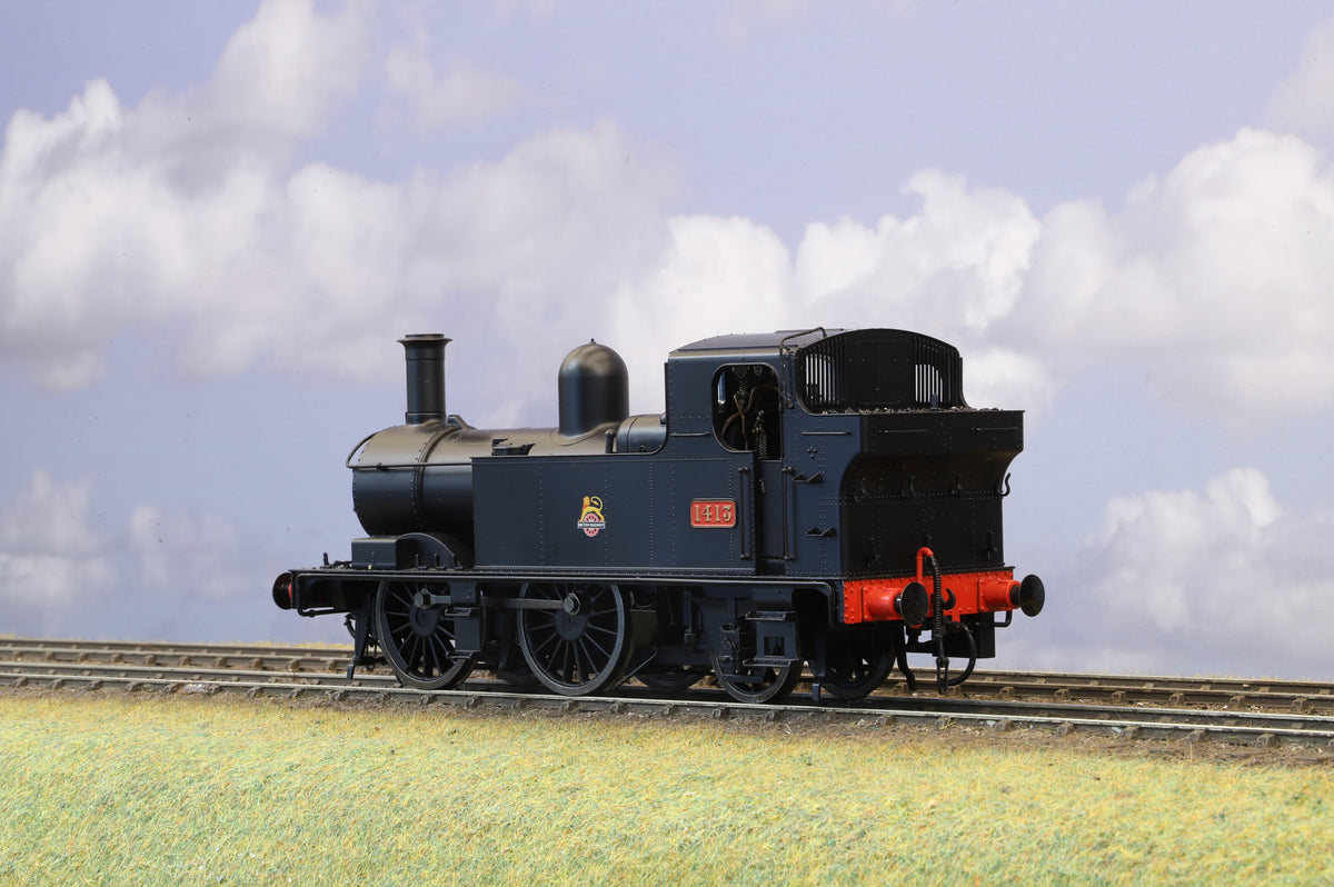Dapol Finescale O Gauge Class 14xx No. 1413 BR Black (Early Crest) item no. 7S-006-025