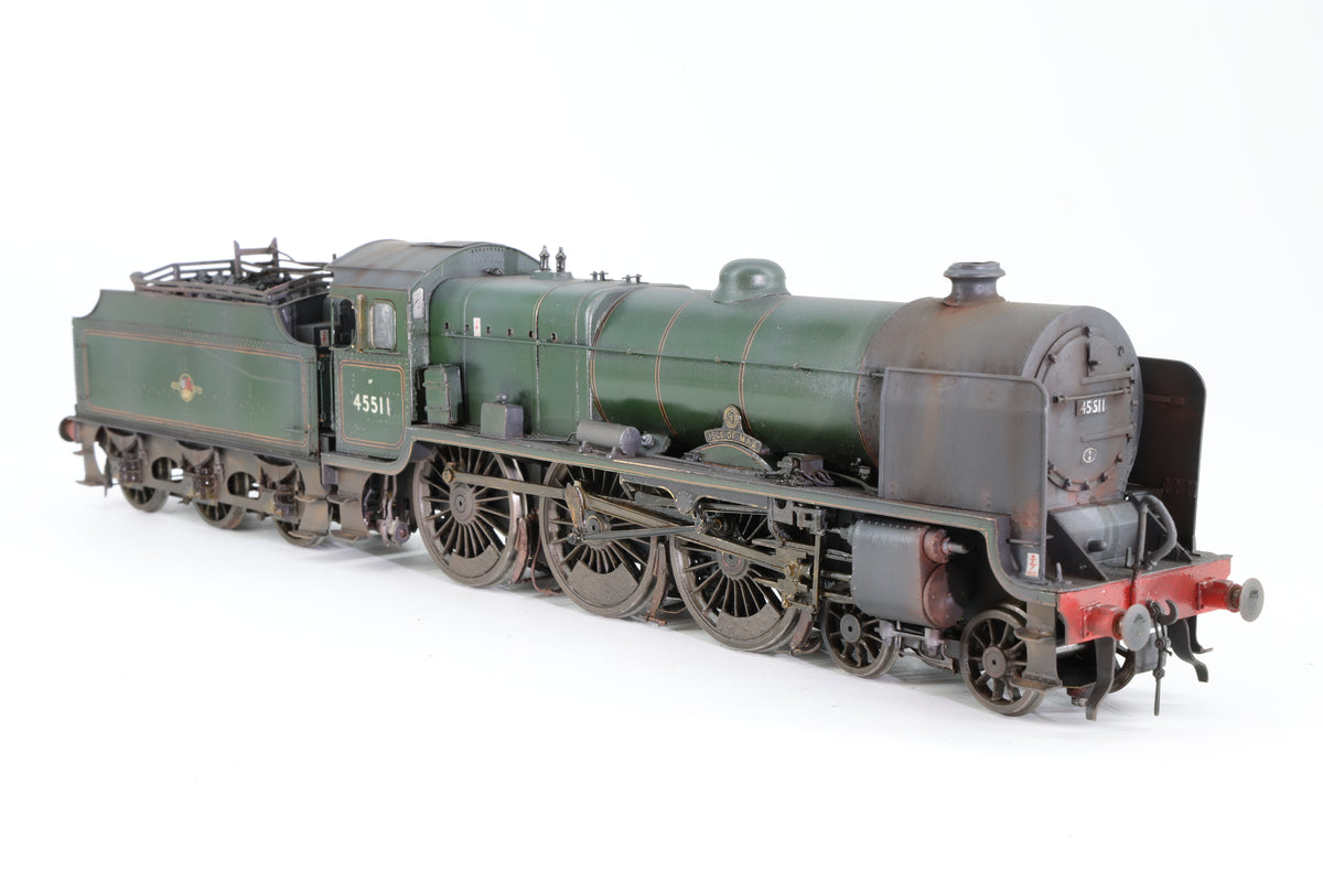 Finescale O Gauge (Kit-Built) ex-LMS Unrebuilt Patriot No. 45511 'Isle of Man' BR Green Late Crest Pro-Weathered