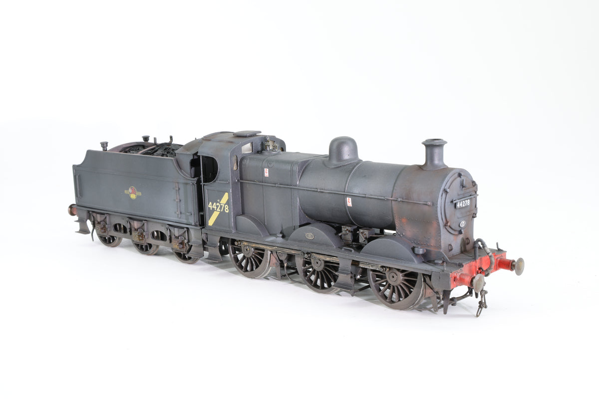 Finescale O Gauge (ex-LIMA) ex-LMS Class 4F No. 44278 BR Black Late Crest with Tender Back Cab Pro-Weathered