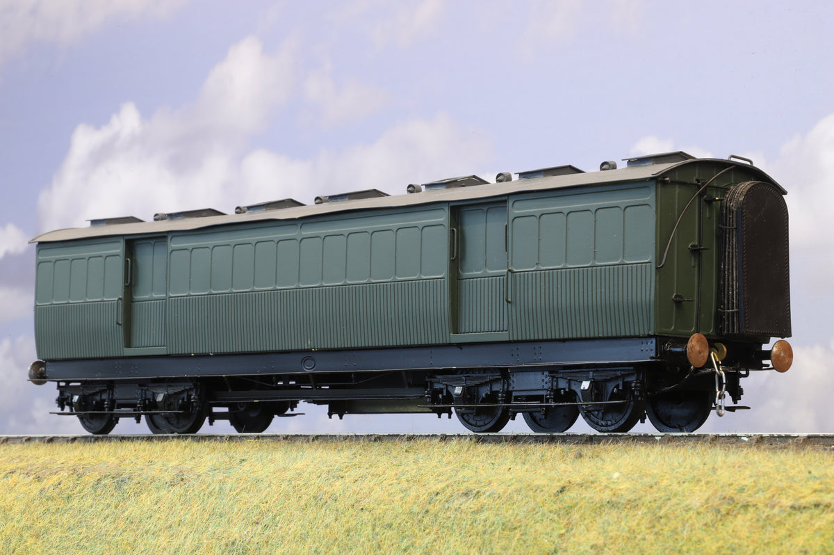 Finescale O Gauge (Kit-Built) Highland Railway Post Office/Luggage Van (Brass Construction)