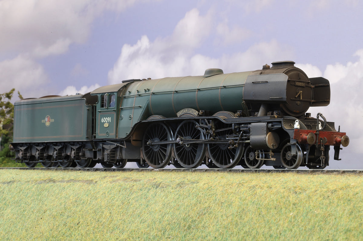 DJH Finescale O Gauge Kit Built Class A3 No.60091 'Captain Cuttle', BR Green Late Crest (Weathered)