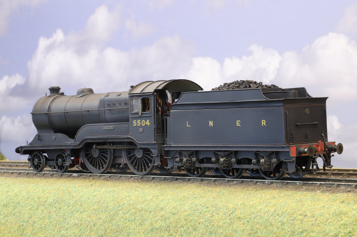 Finescale O Gauge (Kit-Built) ex-GCR D11 No. 5504 LNER Black DCC Sound & Smoke Pro-Weathered