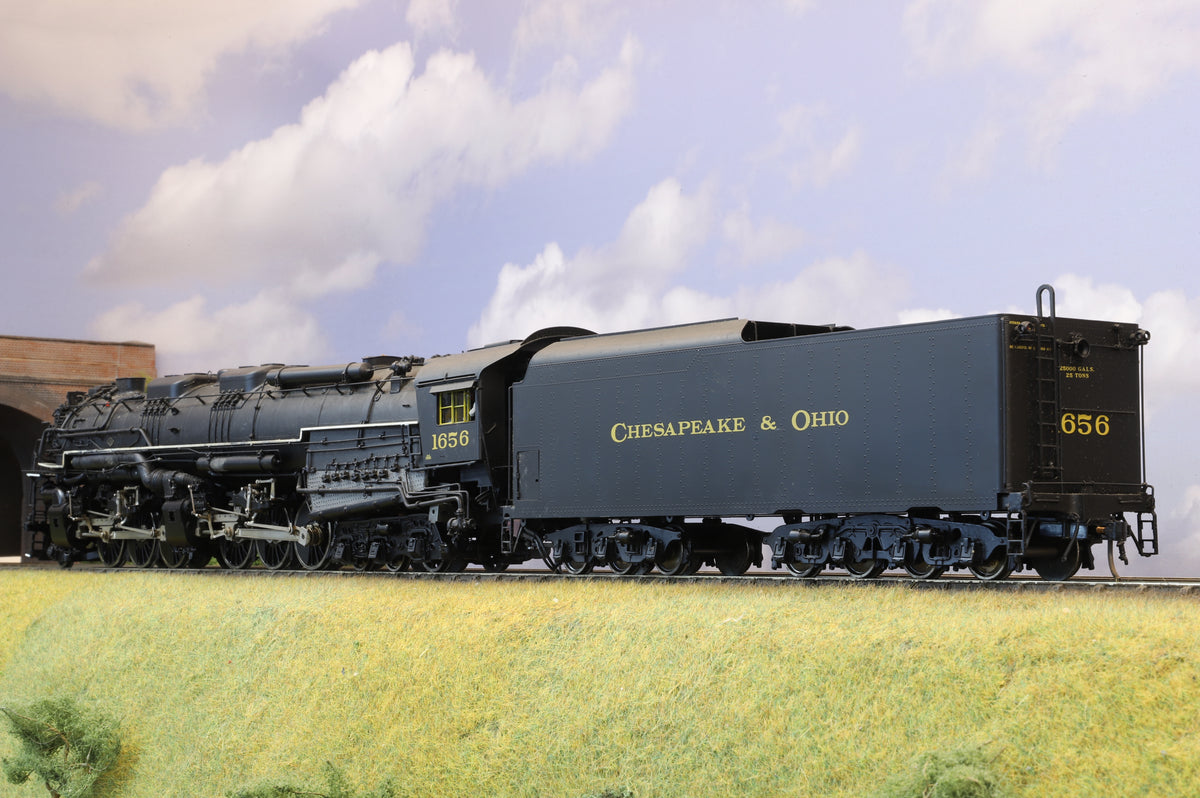 Sunset Models Finescale O Gauge Chesapeake &amp; Ohio Allegheny 2-6-6-4 No. 656