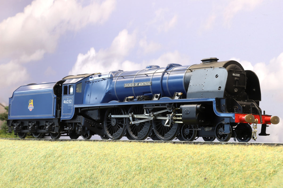Kit-built Finescale O Gauge Princess Coronation Class No.46232 'Duchess of Montrose', BR Blue
