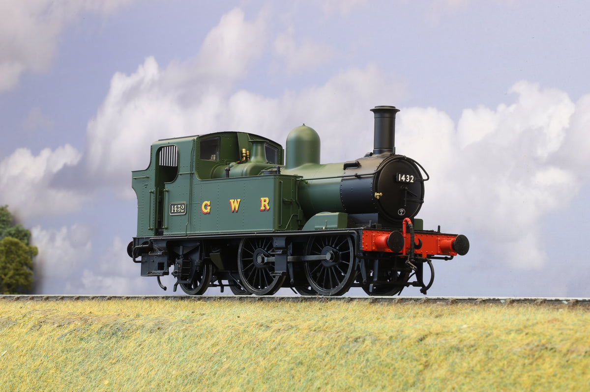 Dapol Finescale O Gauge GWR 14xx Class &#39;1432&#39; GWR Green Auto Fitted