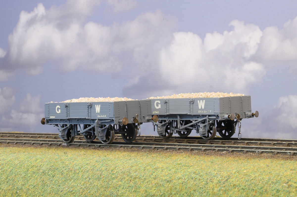 Finescale O Gauge (Kit-Built) Pair of GWR Open Wagons