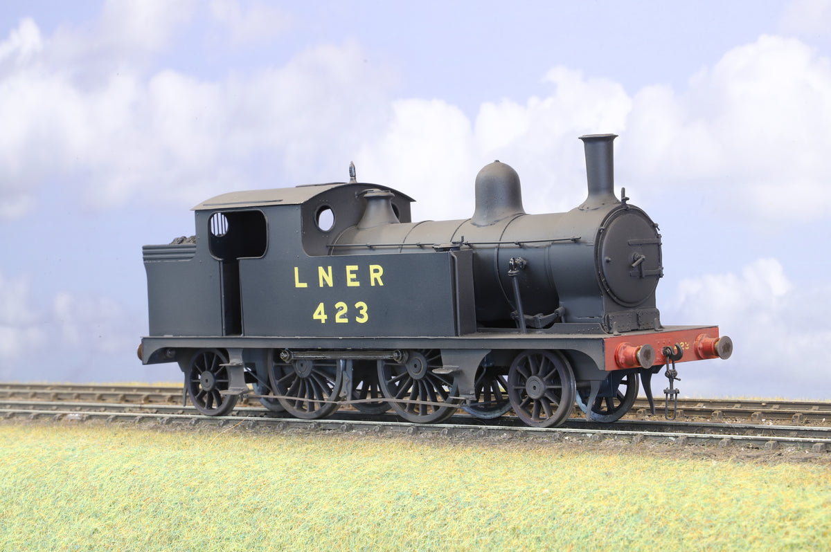 Finescale O Gauge (Kit-Built) ex-NER Class F8 2-4-2T LNER Black No. 423 Weathered