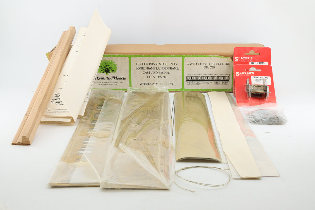 Blacksmith Models GWR Clerestory Full 3rd Dia C19 Coach Kit