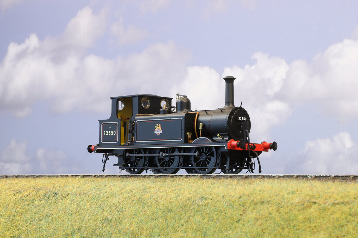 Dapol Finescale O Gauge &#39;Terrier&#39; A1X No. 32650 BR Lined Black (Early Crest)