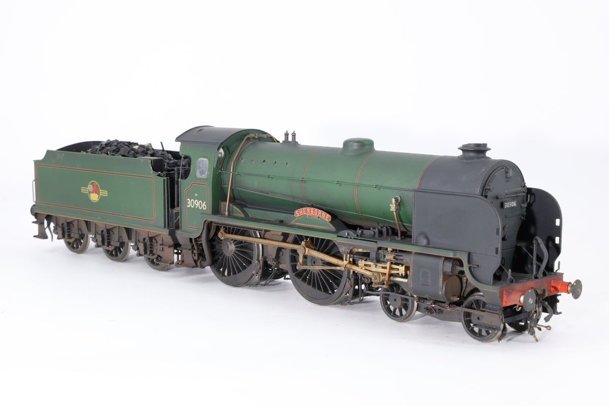 Finescale O Gauge (Kit-Built) ex-SR Schools No. 30906 'Sherborne' BR Green Pro-Weathered